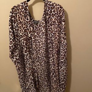 Cheetah print Kimono